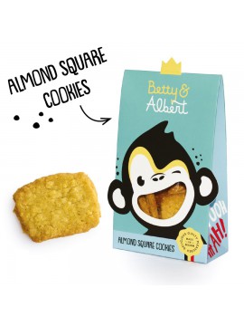 Almond Square cookies 10x100gr