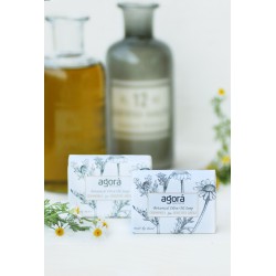 Botanical olive soap chamomile & calendula - per stuk 