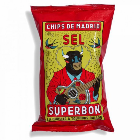 SuperBon Chips de Madrid Zout (14x145gr)