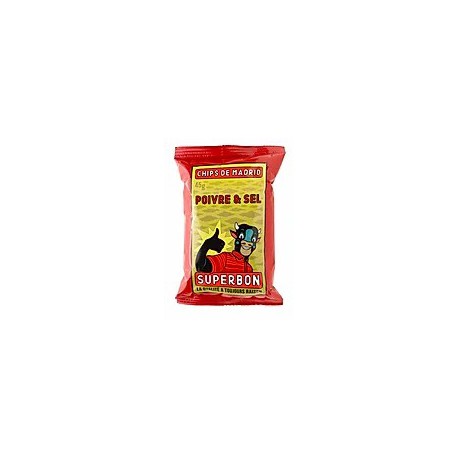 SuperBon Chips de Madrid Peper & zout (32x45gr)